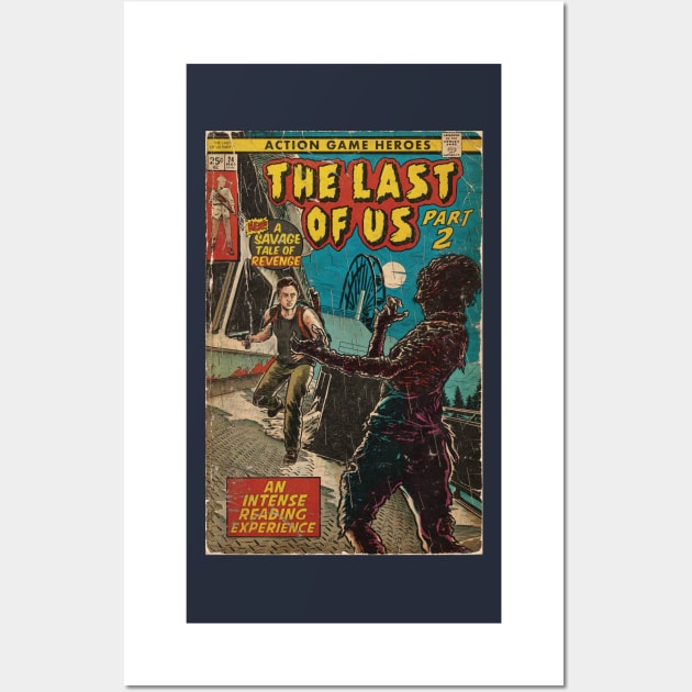 The Last of Us 2 - Abby fan art comic cover Wall Art by MarkScicluna